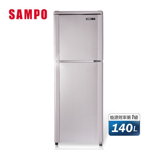 【SAMPO聲寶】140公升一級能效經典品味系列定頻雙門冰箱 SR-C14Q(R6)