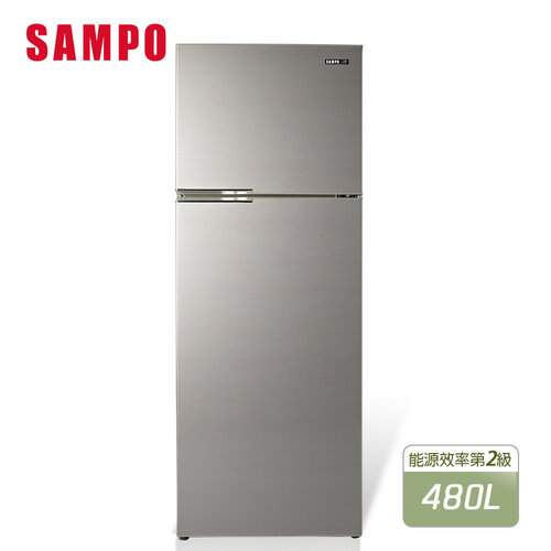 【SAMPO聲寶】480L雙門定頻冰箱 SR-C48G(Y9)