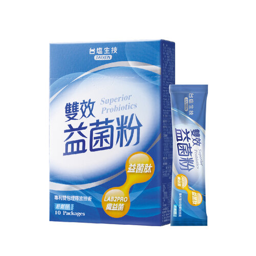 台鹽生技 雙效益菌粉(10包/盒)