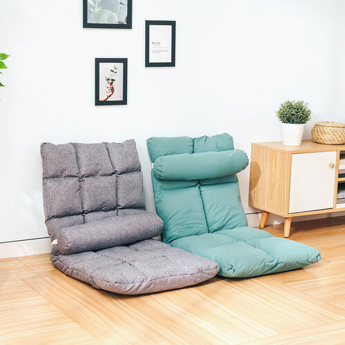 樂嫚妮 和室椅/懶骨頭-五段調節-可拆洗-附腰枕-(2色)【A143】