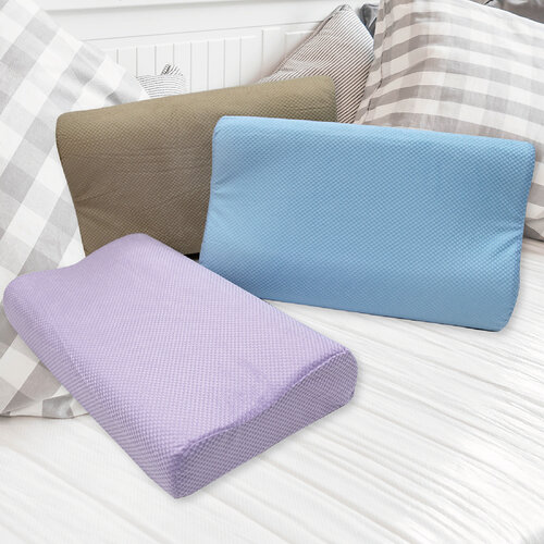 【VICTORIA】3D工學記憶枕(2顆)-枕套顏色隨機