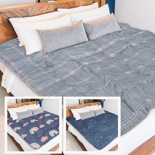 【VICTORIA】鋪棉透氣日式折疊床墊-雙人(多款任選)