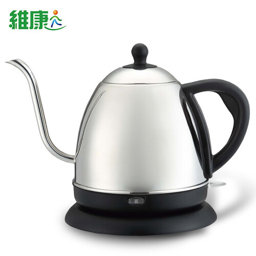 【維康】1公升長嘴細口不鏽鋼咖啡壺/電茶壺WK-1000