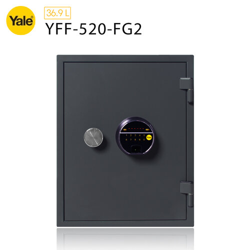 【Yale 耶魯】YFF-520-FG2 指紋/密碼觸控防火款保險箱/櫃