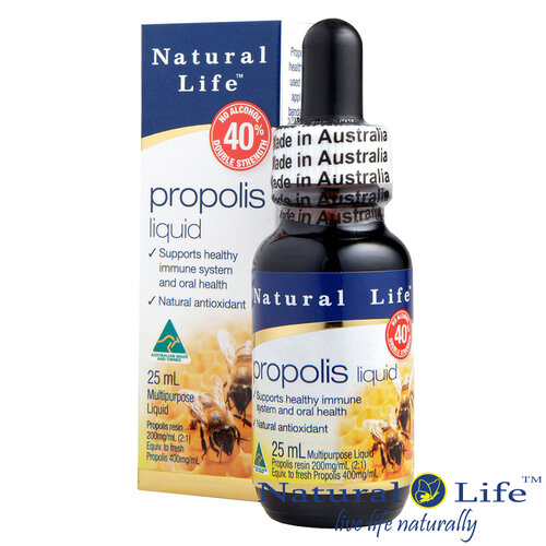 澳洲Natural Life 蜂膠液40%不含酒精(25ml)