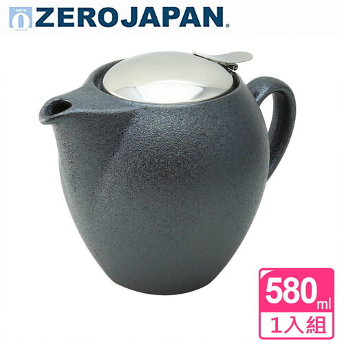 ZERO JAPAN品味生活陶瓷不鏽鋼蓋壺580cc 水晶銀