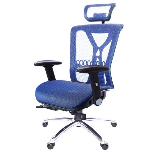 GXG 高背全網 電腦椅 (摺疊扶手/鋁腳) TW-8094 LUA1