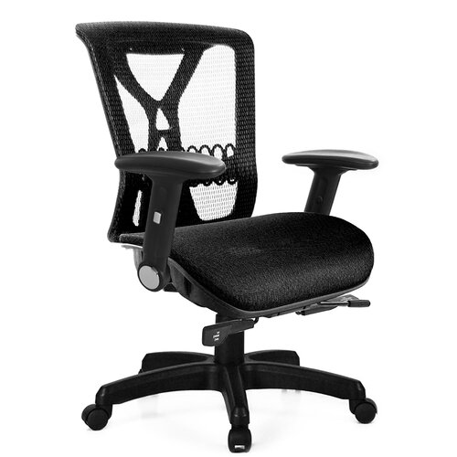GXG 短背全網 電腦椅 (摺疊扶手) TW-8094 E1