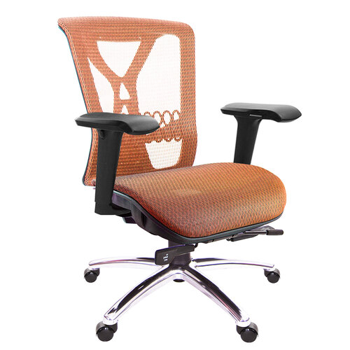GXG 短背全網 電腦椅 (4D升降扶手/鋁腳) TW-8094 LU3
