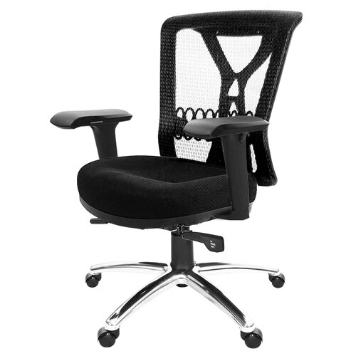 GXG 短背電腦椅 (3D升降扶手/鋁腳) TW-8095 LU9