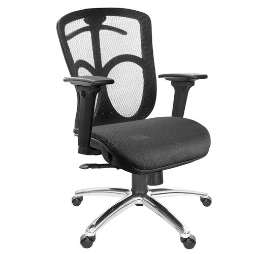 GXG 短背全網 電腦椅 (鋁腳/3D升降手) TW-091 LU9