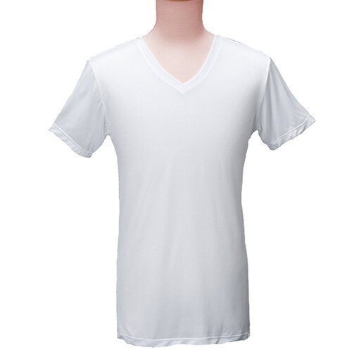 《台塑生醫》Dr's Formula冰晶玉科技涼感衣-男用短袖款(白)一件入