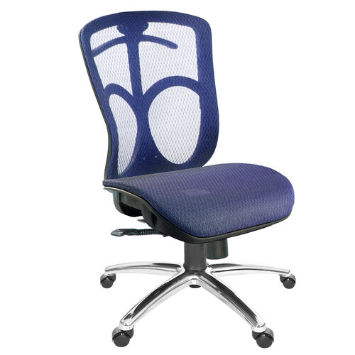 GXG 短背全網 電腦椅 (無扶手/鋁腳) TW-091 LUNH