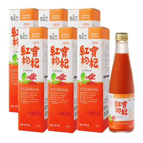 【台塑生醫】紅寶枸杞飲(250ml) 6瓶/組