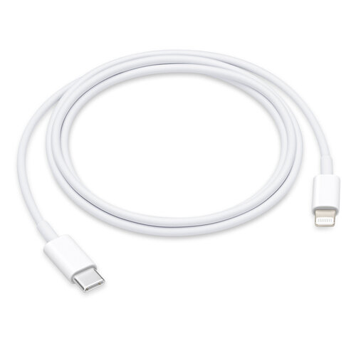 APPLE適用 iPhone 12 Pro系列 USB-C to Lightning 連接線 白 - 1M