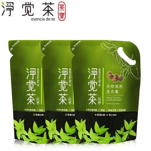 【茶寶 淨覺茶】茶籽洗衣素補充包1.8kg(3包)