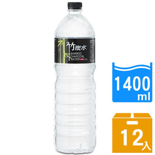奇寶 竹炭水1400ml(12瓶/箱)