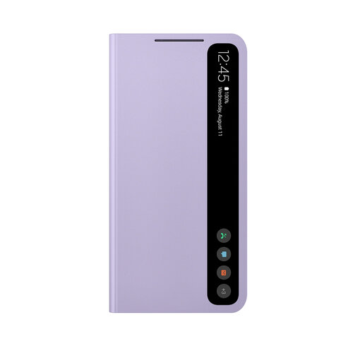 SAMSUNG Galaxy S21 FE 5G Clear View 原廠透視感應皮套-薰衣草紫