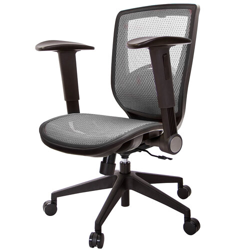 GXG 短背全網 電腦椅 (摺疊扶手) TW-81X6 E1