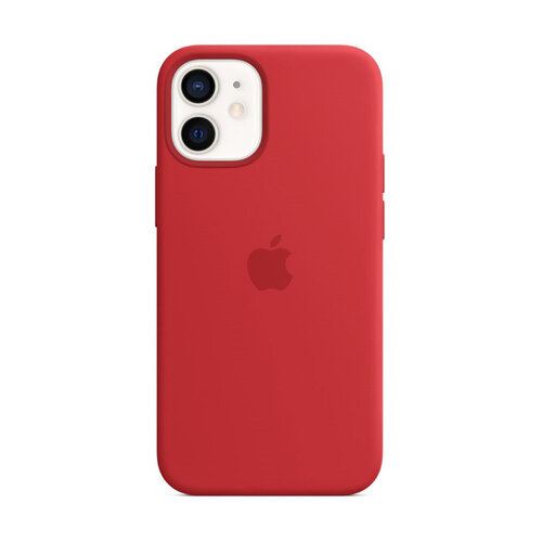 Apple 原廠 iPhone 12 mini MagSafe Silicone Case 矽膠保護殼 紅