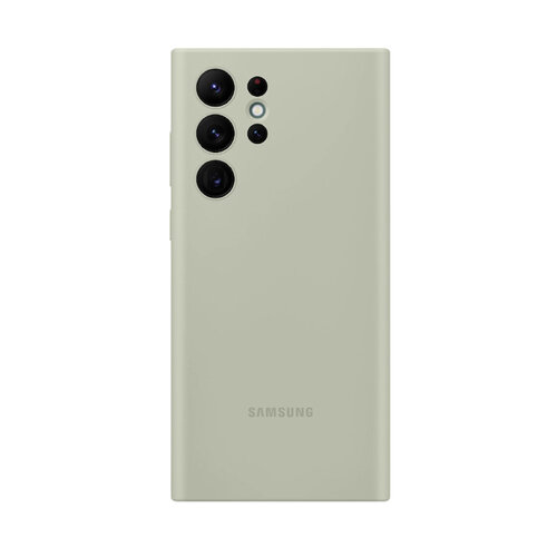 SAMSUNG Galaxy S22 Ultra 5G 原廠矽膠薄型背蓋 橄欖綠