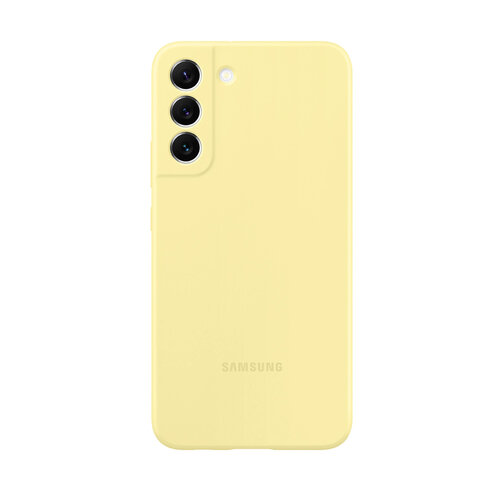 SAMSUNG Galaxy S22+ 5G 原廠矽膠薄型背蓋 黃