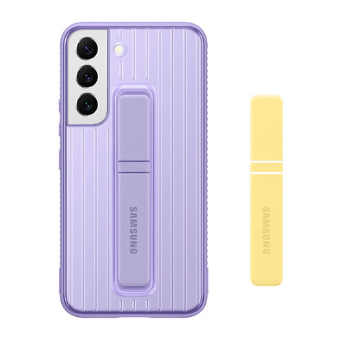 SAMSUNG Galaxy S22 5G 原廠立架式保護背蓋 薰衣草紫