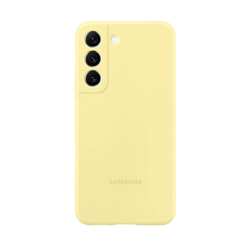 SAMSUNG Galaxy S22 5G 原廠矽膠薄型背蓋 黃