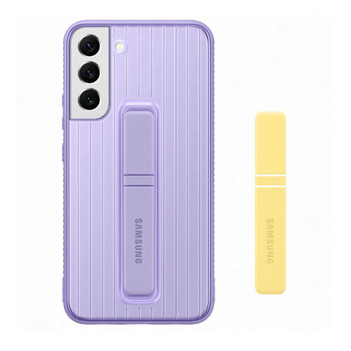 SAMSUNG Galaxy S22+ 5G 原廠立架式保護背蓋 薰衣草紫