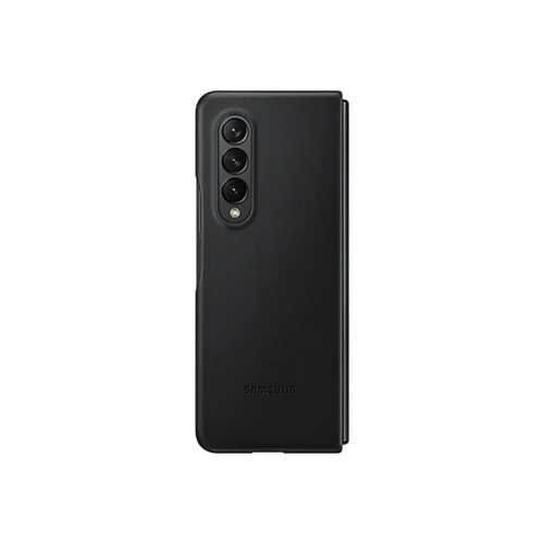 SAMSUNG Galaxy Z Fold3 5G 原廠皮革背蓋 黑