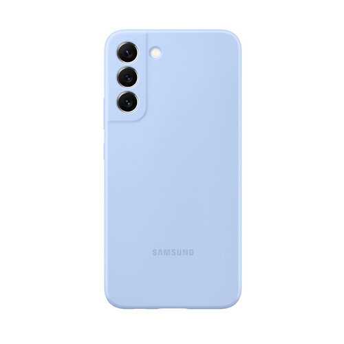 SAMSUNG Galaxy S22+ 5G 原廠矽膠薄型背蓋 天空藍