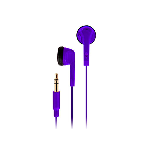 LG LE-1500 原廠立體聲平耳式耳機_紫色 (盒裝)