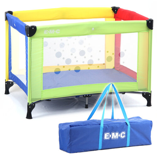 EMC 輕巧型安全嬰兒床(具遊戲功能)(彩色)