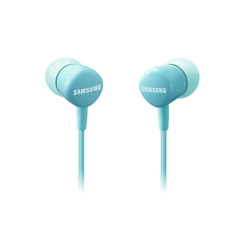 SAMSUNG 三星 原廠 HS130立體聲入耳式線控耳機 藍 (有吊卡)