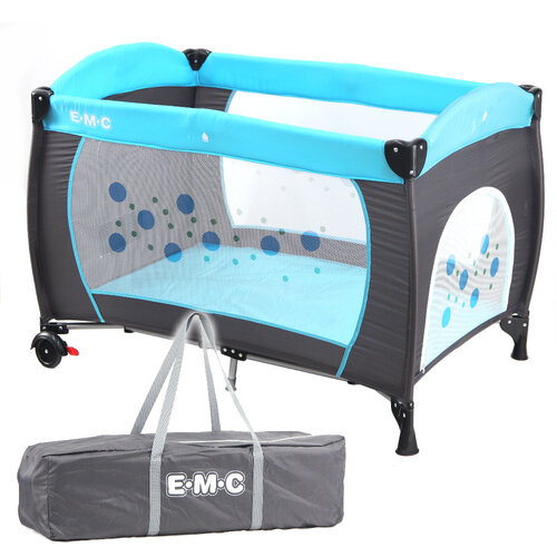 EMC 安全嬰兒床(具遊戲功能)(平安藍)