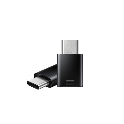 SAMSUNG 三星 Micro USB to Type C 原廠轉接器_黑 (密封袋裝)