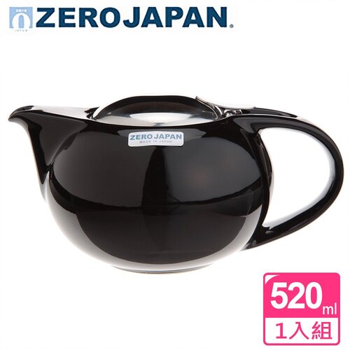 ZERO JAPAN 嘟嘟陶瓷壺520cc 黑色