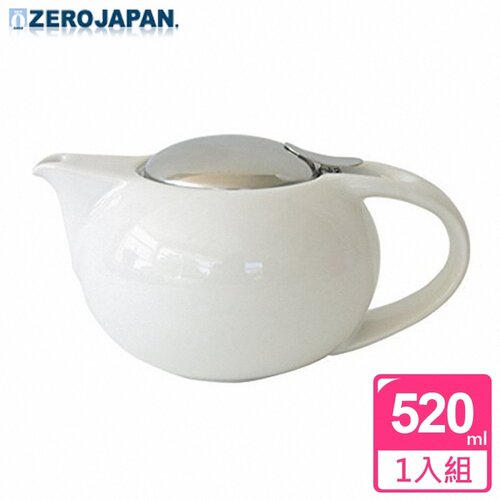ZERO JAPAN 嘟嘟陶瓷壺520cc 白色