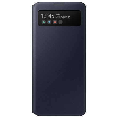 SAMSUNG Galaxy A51 S View 原廠透視感應皮套 黑 (台灣公司貨)