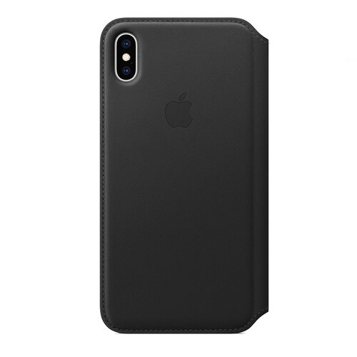 Apple 原廠 iPhone Xs Max Leather Folio 皮革雙面夾 黑 (台灣公司貨)