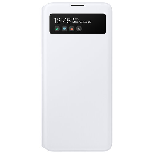 SAMSUNG Galaxy A51 S View 原廠透視感應皮套 白 (台灣公司貨)