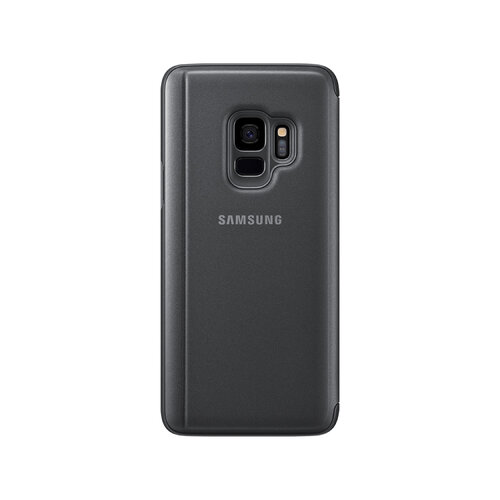 SAMSUNG Galaxy S9 Clear View 原廠全透視感應皮套 黑 (立架式)