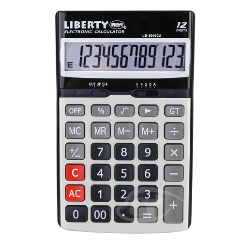 LIBERTY利百代 金屬效率-桌上型12位元計算機 LB-5040CA