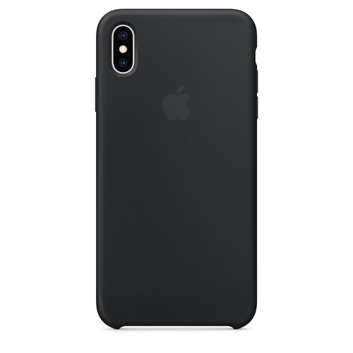 Apple原廠 iPhone Xs Max 適用 Silicone case 矽膠保護套 黑 (公司貨)