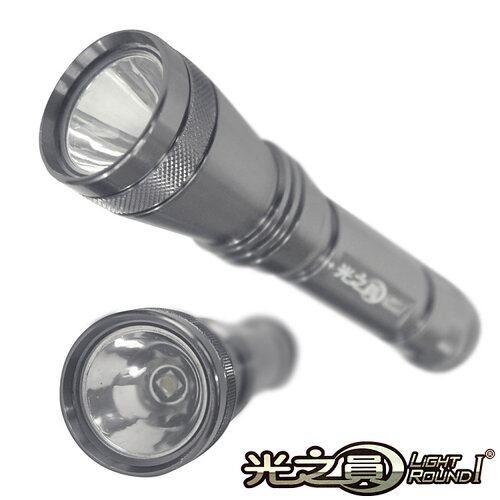 【Light RoundI光之圓】54W智慧型LED充電(內沖式)手電筒 CY-1514