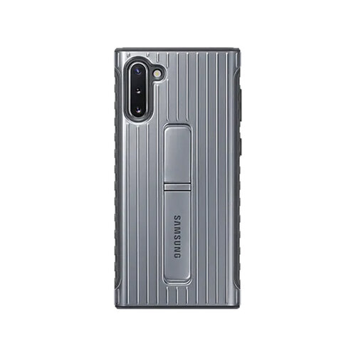 SAMSUNG GALAXY Note10 原廠立架式保護套 銀 (公司貨-盒裝)