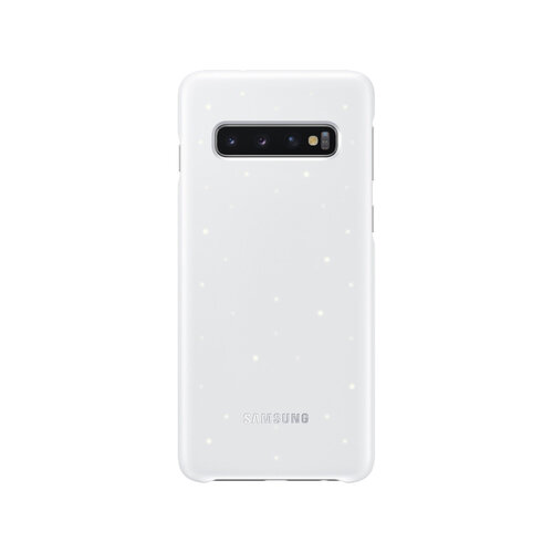 SAMSUNG Galaxy S10 LED 原廠智能背蓋 白 (台灣公司貨)