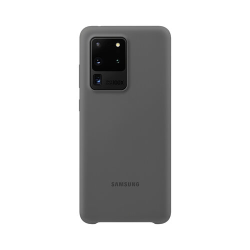 SAMSUNG Galaxy S20 Ultra 原廠薄型背蓋-灰色 (矽膠材質) 台灣公司貨