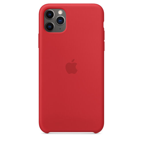 Apple 原廠 iPhone 11 Pro Max Silicone Case 矽膠保護殼 紅 (台灣公司貨)