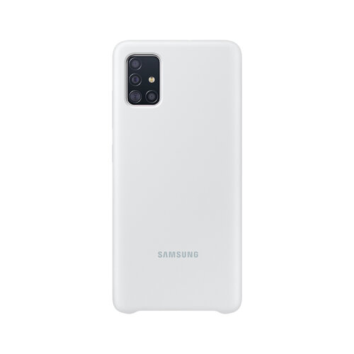 SAMSUNG Galaxy A51 原廠薄型背蓋 白 (矽膠材質) 台灣公司貨